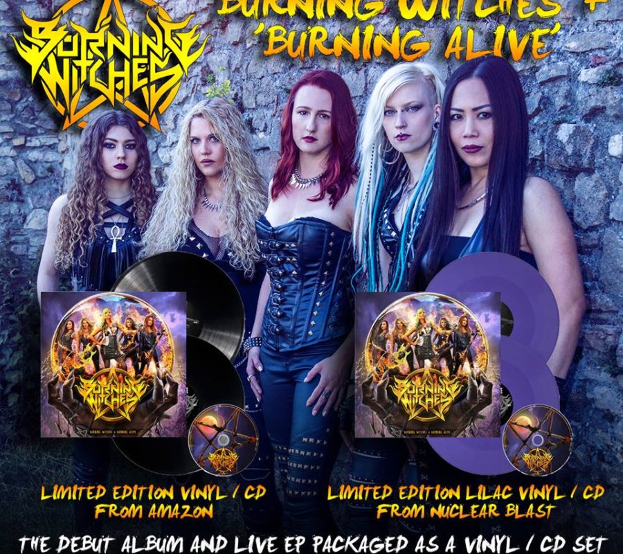  Burning Witches  re-issuing their debut album ‘Burning Witches’ on January 18th 2019, via Nuclear Blast