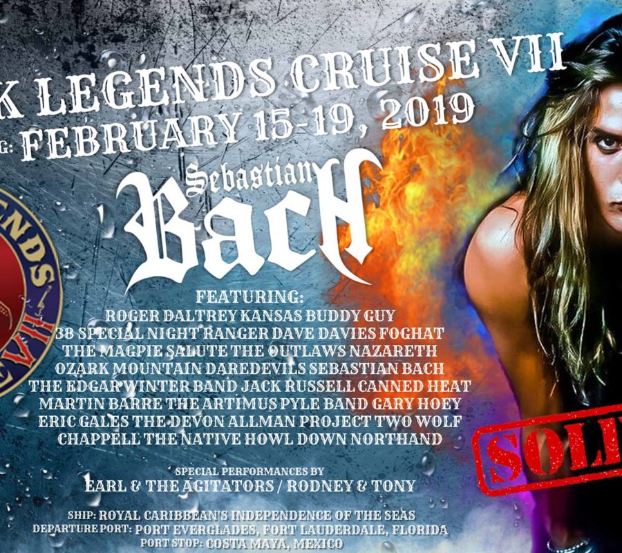 SEBASTIAN BACH performs SKID ROW’s “I Remember You” during the Rock Legends Cruise VII, fan filmed video