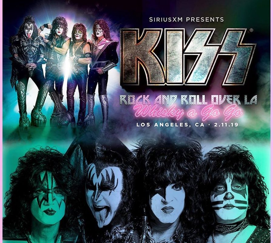 KISS  perform invite only concert at Whisky A GO GO in Los Angeles, CA