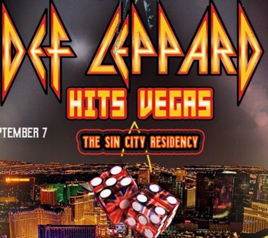 DEF LEPPARD "HITS VEGAS THE SIN CITY RESIDENCY" DETAILS REVEALED