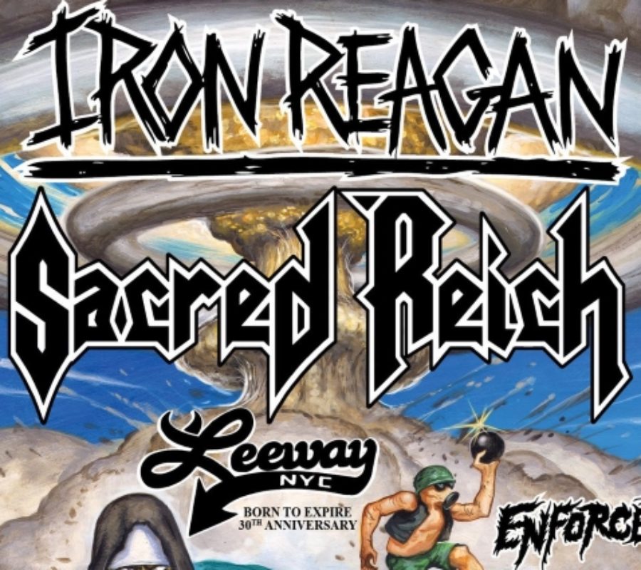 IRON REAGAN and SACRED REICH announce North American tour in May. Supporting bands will be LEEWAY and ENFORCED.