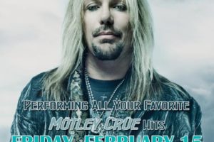 VINCE NEIL – fan filmed videos of  MÖTLEY CRÜE songs from at a recent show in Bowler, WI on 2/151/9