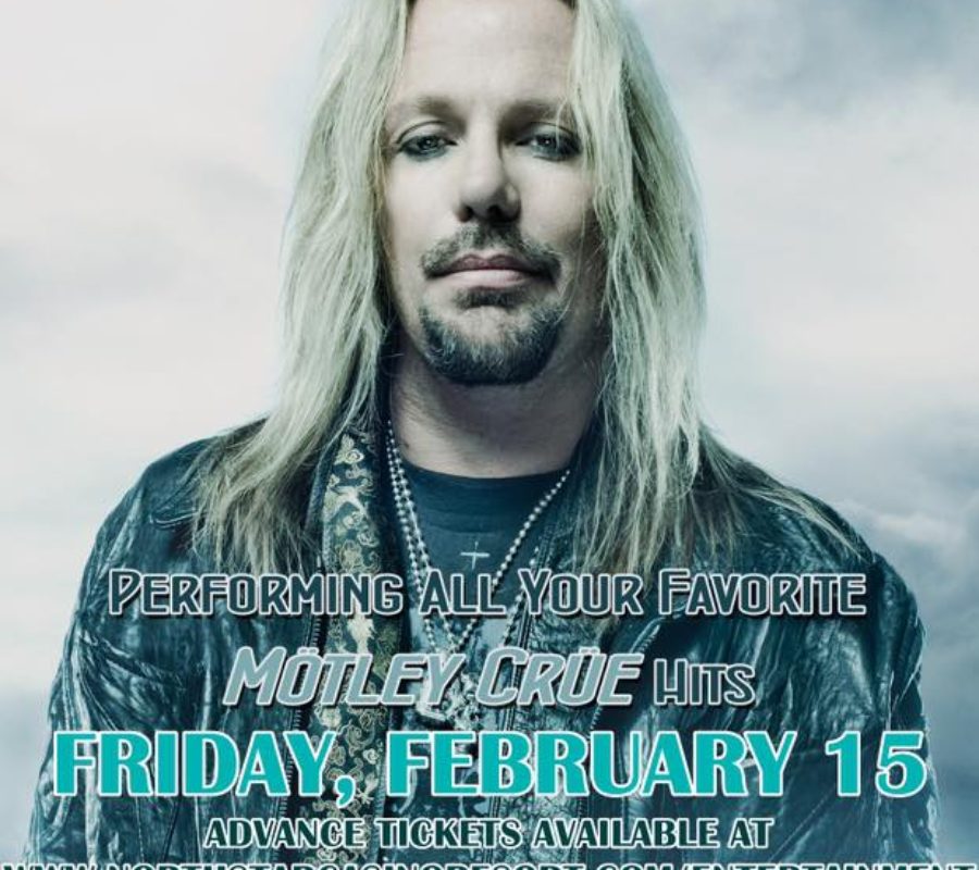 VINCE NEIL – fan filmed videos of  MÖTLEY CRÜE songs from at a recent show in Bowler, WI on 2/151/9