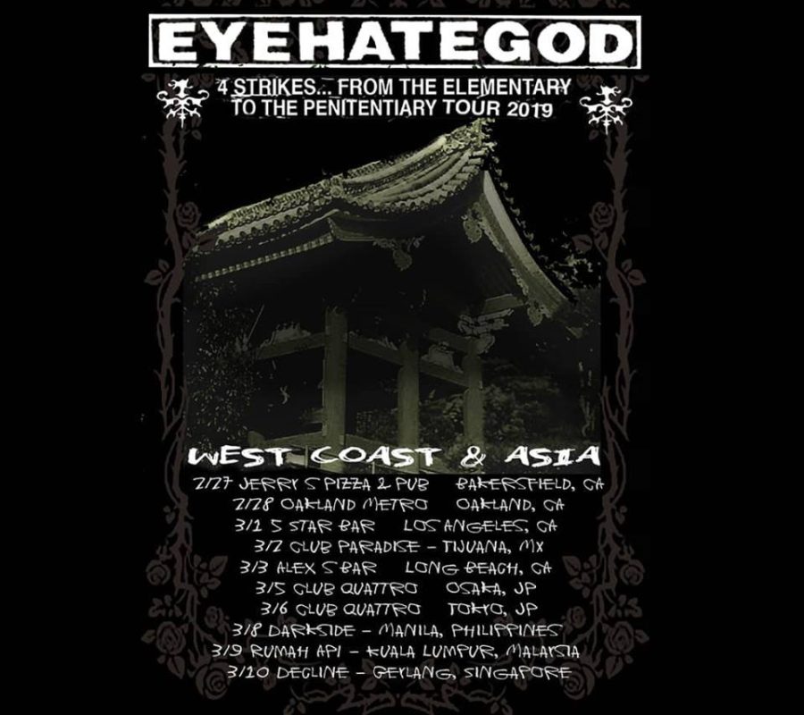 EYEHATEGOD – full show live video from 3/3/18 Long Beach, CA – all opening bands full sets too