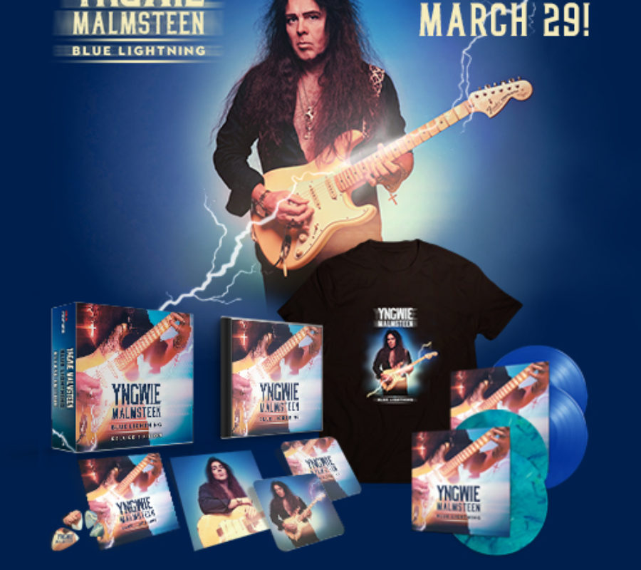 YNGWIE MALMSTEEN – new album “BLUE LIGHTNING” out on March 29, 2019, lyric video for title track available now