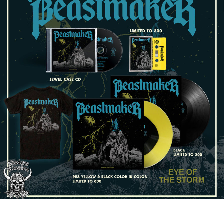 BEASTMASTER  – “EYE OF THE STORM” 4 song EP available now on SHADOW KINGDOM RECORDS