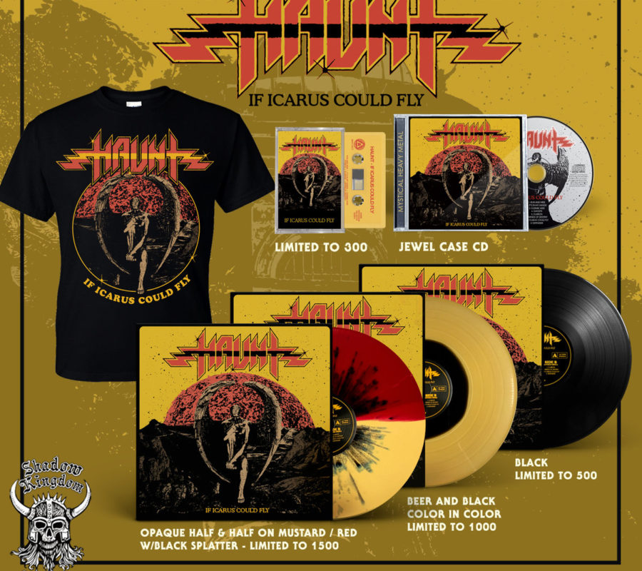 HAUNT (U.S.) – “If Icarus Could Fly” (CD, LP, TAPE)out on  Shadow Kingdom Records on May 17,  2019