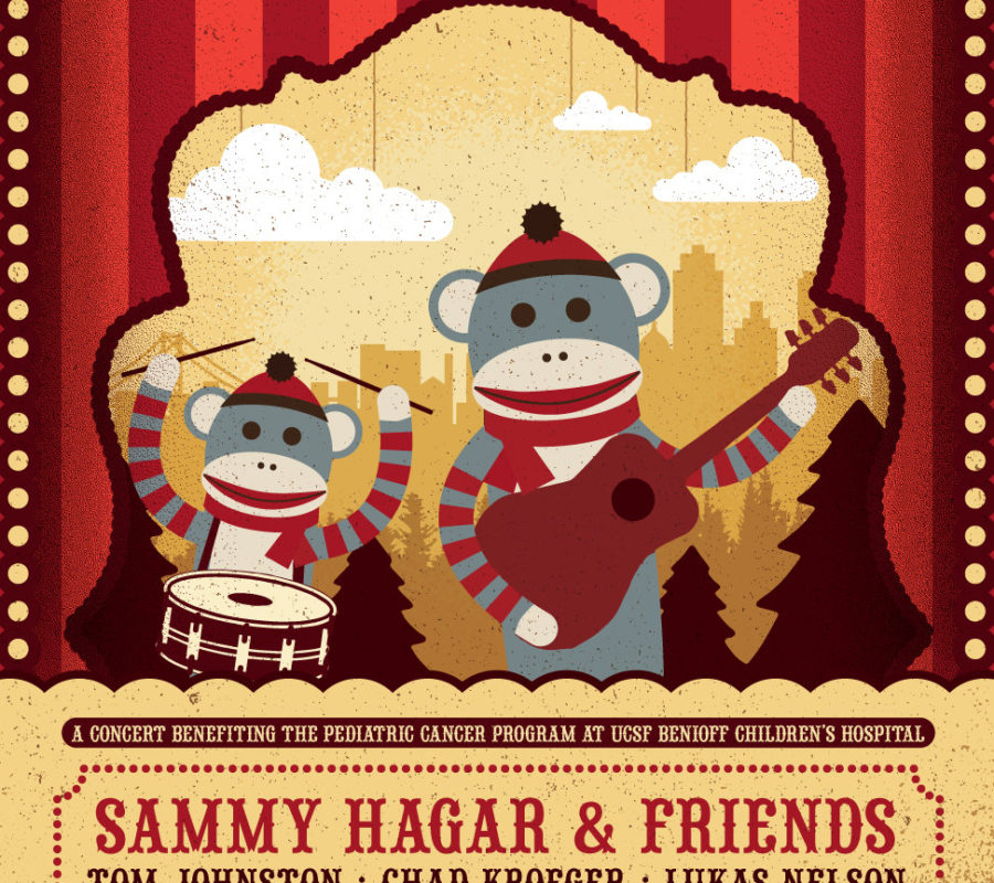 THE SIXTH ANNUAL ACOUSTIC-4-A-CURE BENEFIT CONCERT – MAY 15 AT THE FILLMORE IN SAN FRANCISCO(SAMMY HAGAR)