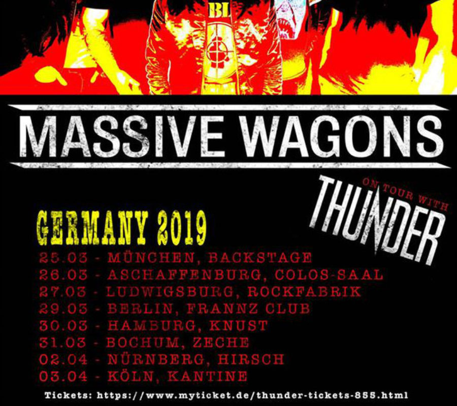 MASSIVE WAGONS – monthly update from the band