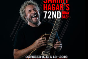 SAMMY HAGAR – 72nd birthday bash in Cabo announced – see the details here