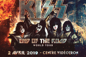 KISS – official clips and fan filmed video from Centre Vidéotron, Quebec, Canada April 2, 2019