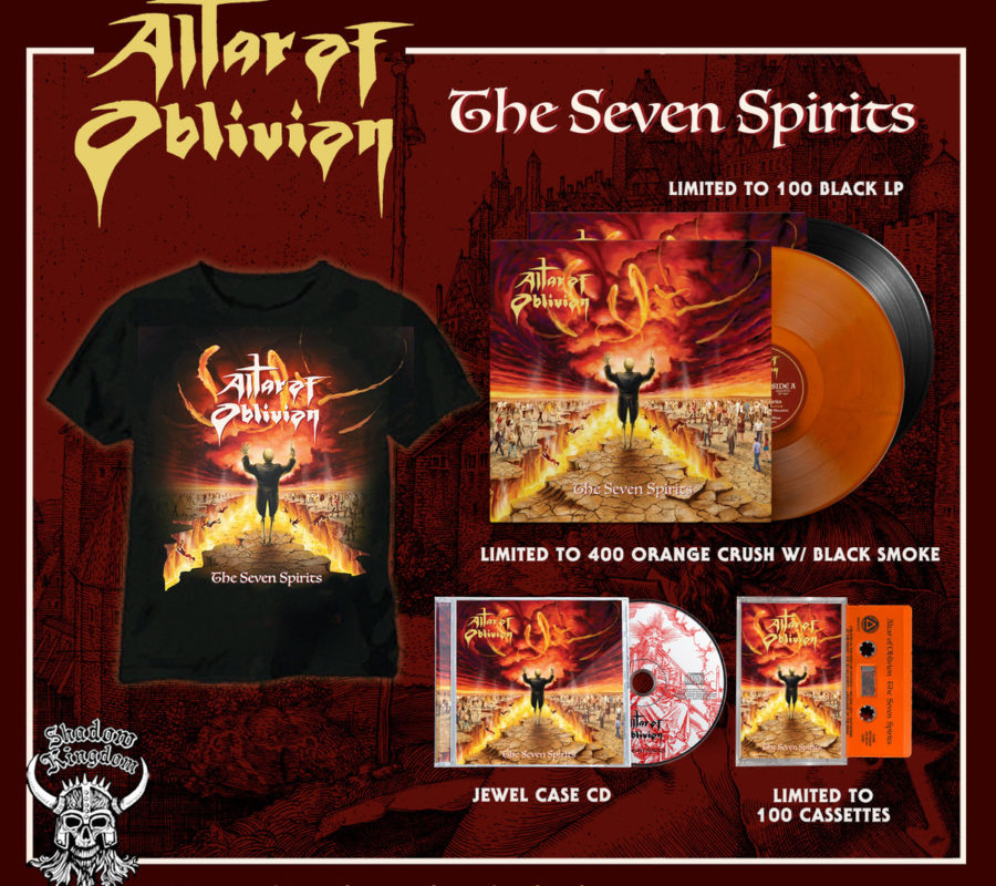 ALTAR OF OBLIVION – new album “THE SEVEN SPIRITS” will be released on April 26, 2019 on Shadow Kingdom Records