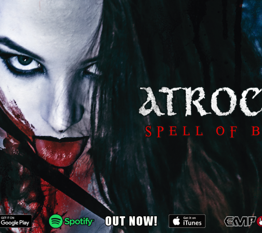 ATROCITY – new 7″ vinyl single “Spell Of Blood/Blue Blood” is out now on colored vinyl as well as digitally