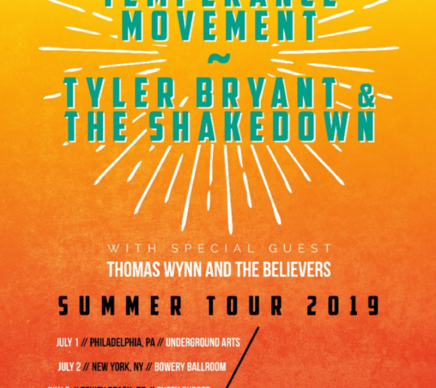 The Temperance Movement + Tyler Bryant & The Shakedown Announce Summer 2019 Tour Dates