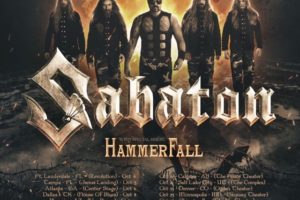 SABATON – announce North American tour with HAMMERFALL