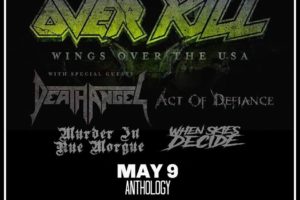 OVERKILL, DEATH ANGEL & MOTHERSHIP – fan filmed videos from Anthology in Rochester, NY May 9, 2019