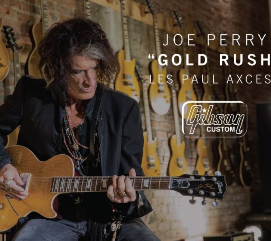 GIBSON GUITARS introduce JOE PERRY’s “The Gold Rush” – signature guitar