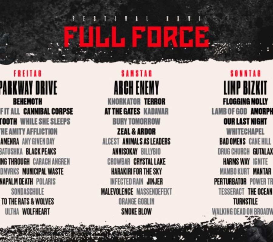 FULL FORCE FESTIVAL Day 3 – pro shot video, TV Broadcast quality ( 5 hours!!!) includes -Ignite, Harms Way, Whitechapel, Bad Omens, Beartooth, Power Trip, Lamb Of God