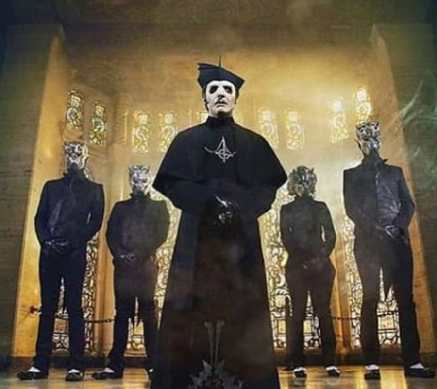 GHOST — fan filmed video from Stade Roi Baudouin, Brussels, Belgium, June 16, 2019