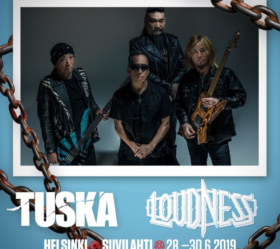 LOUDNESS – fan filmed videos from the Tuska Open Air Festival in Helsinki on June 29, 2019