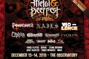 Decibel Magazine announces first wave of bands and breweries for the second annual Metal & Beer Fest: Los Angeles via Metal Blade Records