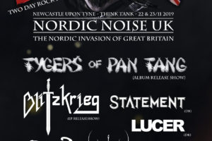 NORDIC NOISE – the 2 day rock festival invades the UK in November of 2019