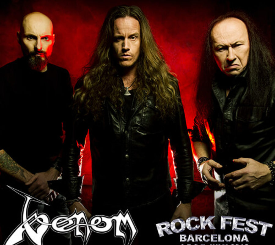 VENOM – fan filmed videos from the Rockfest in Barcelona, Spain July 2019