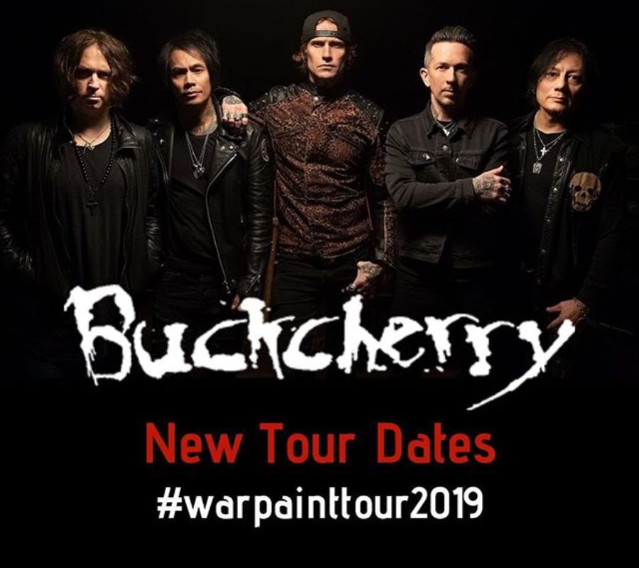BUCKCHERRY – fan filmed videos from recent shows on their WARPAINT TOUR 2019 #warpainttour2019 #buckcherry