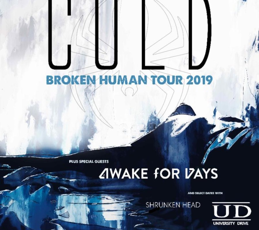 COLD – Announce Broken Human Tour and New Single “Without You”