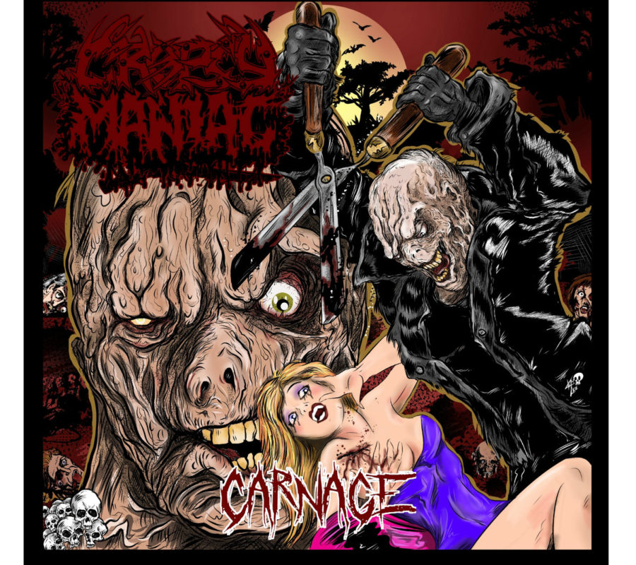 CROPSY MANIAC – to release new EP entitled “Carnage” on September 6, 2019 via Horror Pain Gore Death Productions