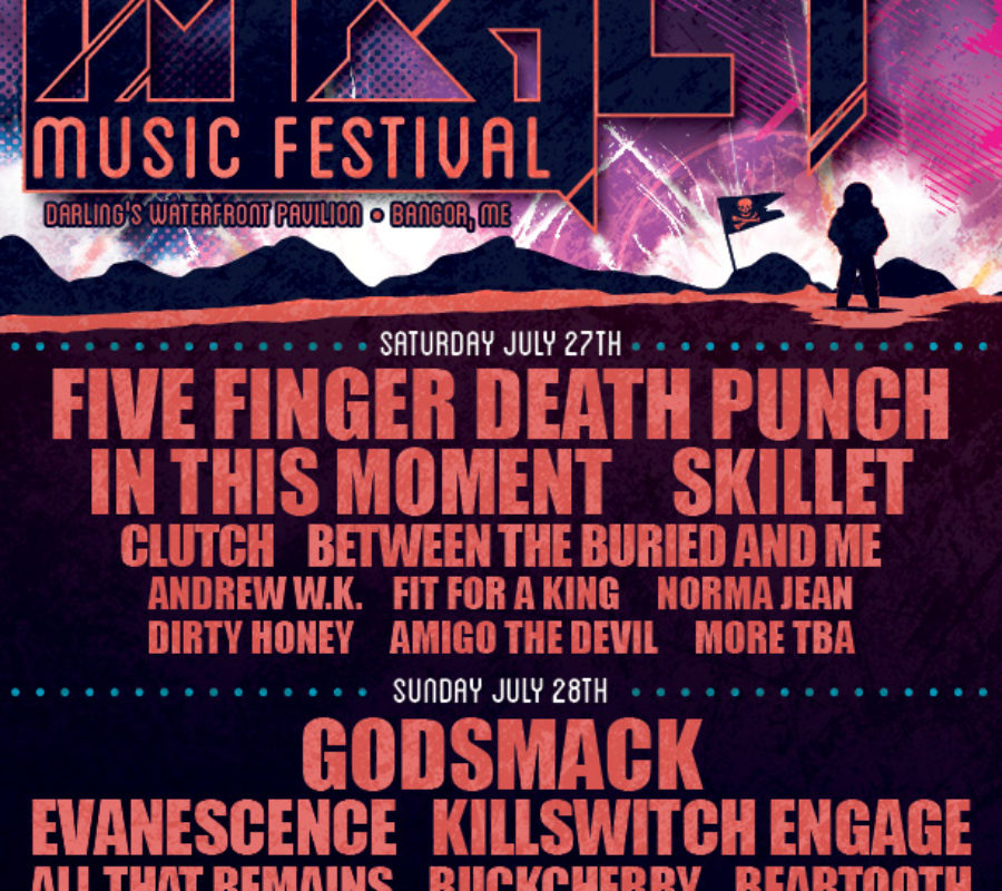 IMPACT MUSIC FESTIVAL – to take place in Bangor, Maine – Feat. Five Finger Death Punch, Skillet, In This Moment, Killswitch Engage + More Set For 7/27 + 7/28 2019