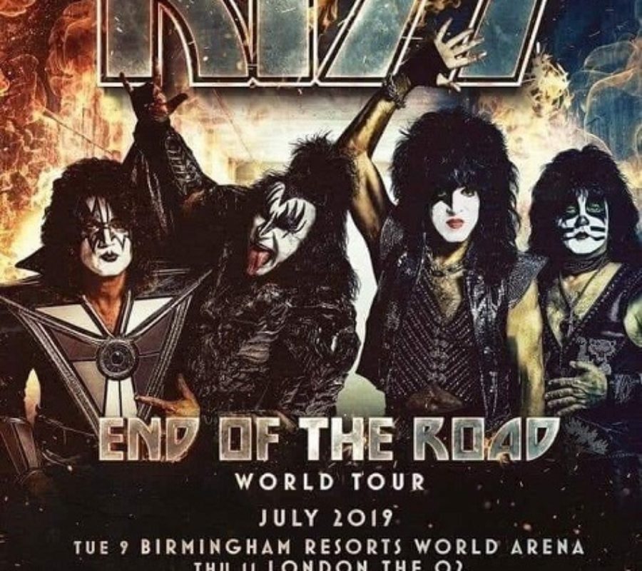 KISS – official clips & fan filmed videos from Birmingham Resorts World Arena, Birmingham, England on July 9, 2019 #kiss #endoftheroad