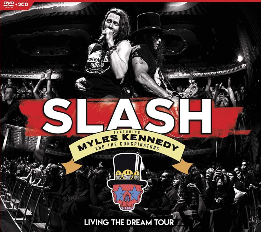 SLASH Featuring Myles Kennedy and the Conspirators – “Living the Dream Tour” live CD/DVD/BLU-RAY/VINYL to be released on September 20, 2019