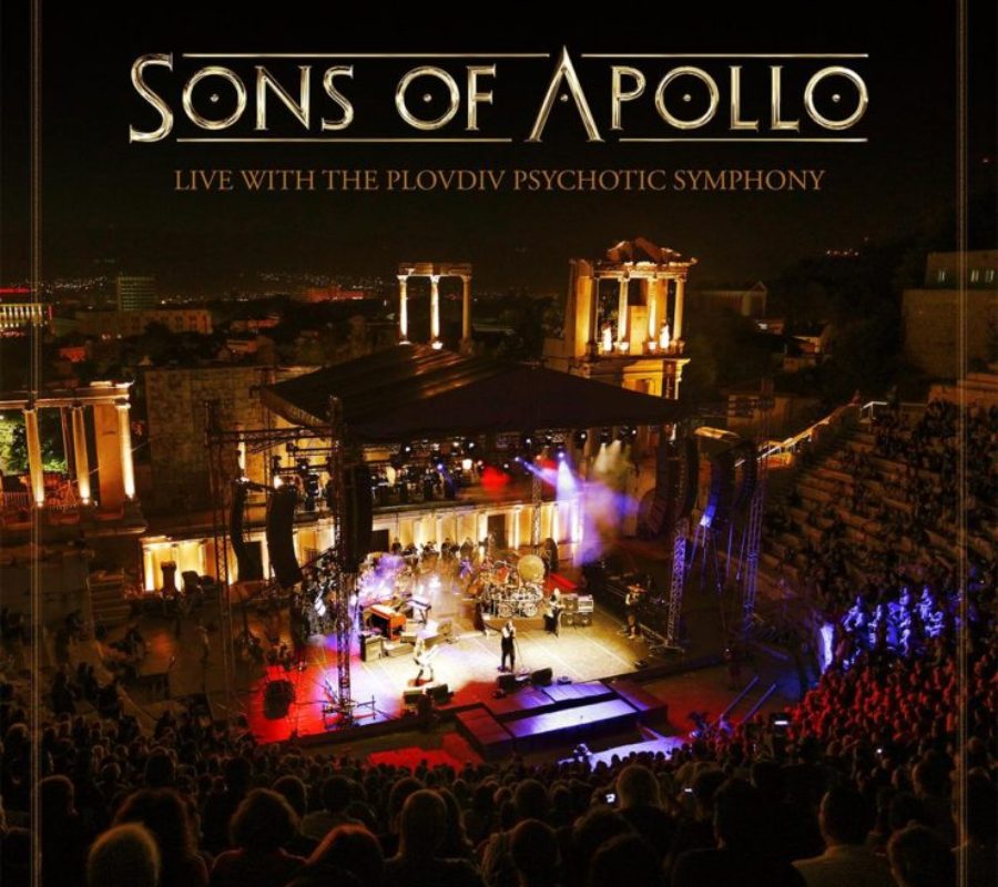 SONS OF APOLLO – “LIVE WITH THE PLOVDIV PSYCHOTIC SYMPHONY”3CD + DVD + BLU-RAY DIGIPAK pre order now