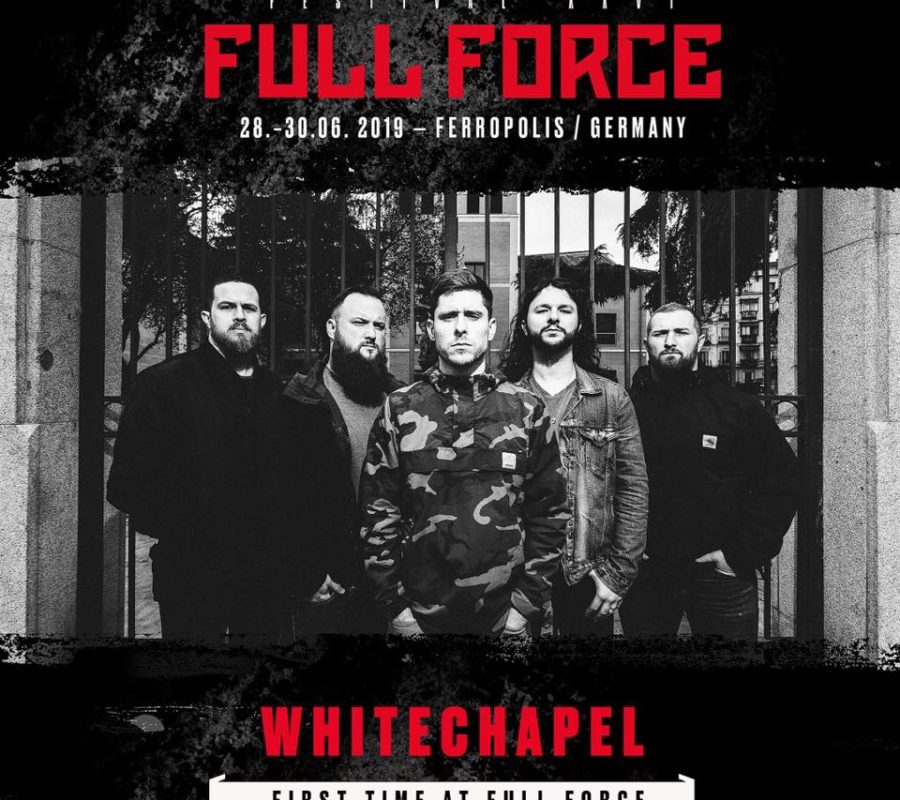 WHITECHAPEL – pro shot (TV broadcast quality) video (FULL SHOW) at FULL FORCE Festival in Germany June 2019 #whitechapel