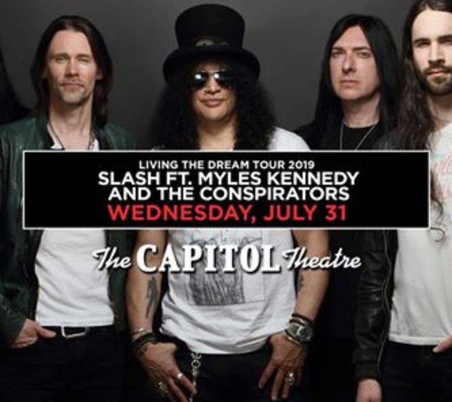 SLASH featuring Myles Kennedy and The Conspirators fan filmed videos from the Capitol Theatre, Port Chester, NY, July 31, 2019 #slash