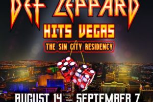 DEF LEPPARD – one official video & fan filmed videos (FULL SHOW from the FRONT ROW!!!) from their Hits Vegas, The Sin City Residency at the Zappos Theater in Las Vegas, NV on August 16, 2019 #defleppard