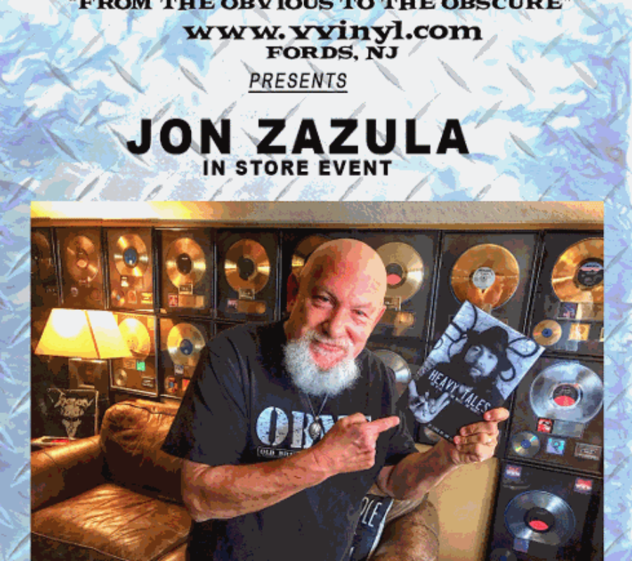 Vintage Vinyl Records (NJ) Hosts JON ZAZULA (aka Jonny Z) for Heavy Tales Book Signing and Q&A #jonzazula #jonnyz #heavytales