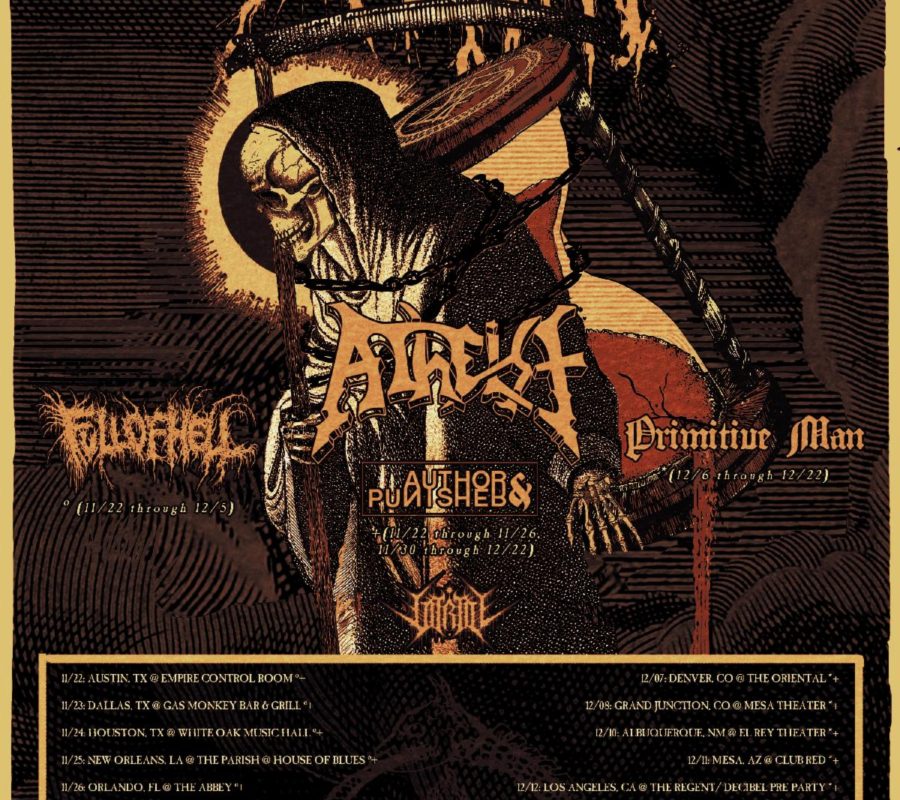 CATTLE DECAPITATION – announces North American headlining tour with Atheist, Full of Hell, Primitive Man, Author & Punisher, Vitriol; set to headline Decibel Magazine Metal & Beer Fest LA pre-party