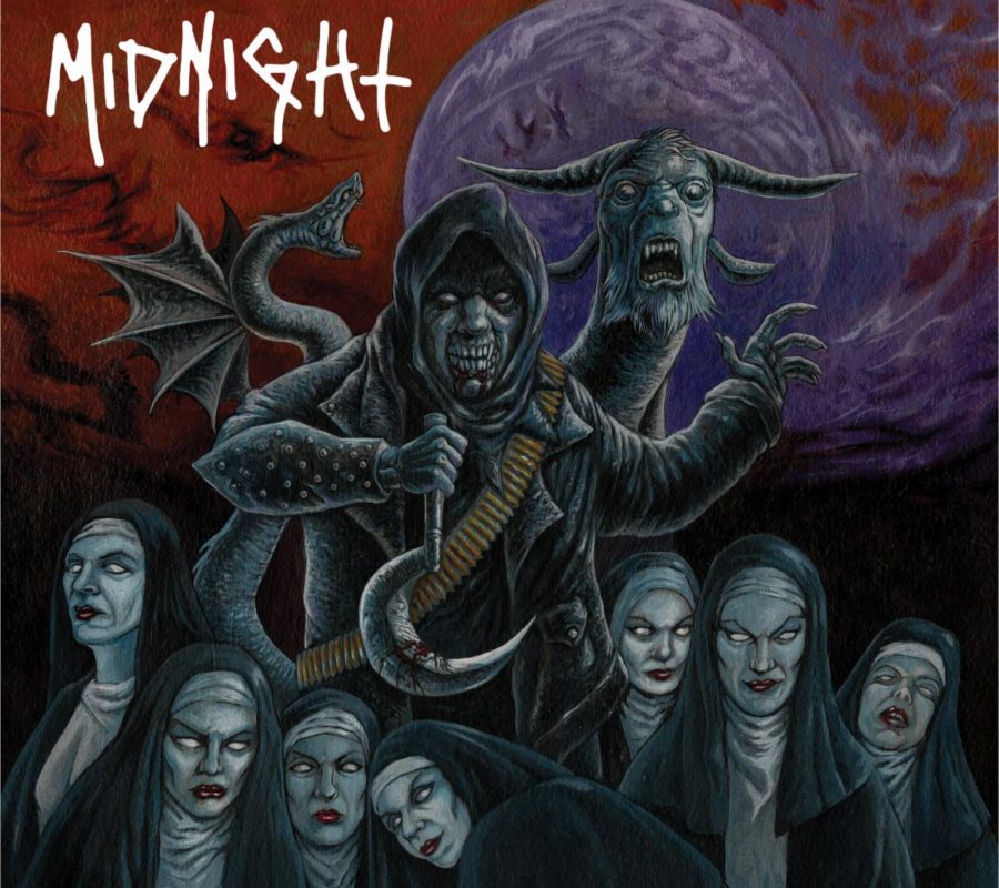 MIDNIGHT – signs worldwide deal with Metal Blade Records; releases “Rebirth By Blasphemy” 7″/digital single; kicks off North American tour with Obituary, Abbath, Devil Master #nidnightband