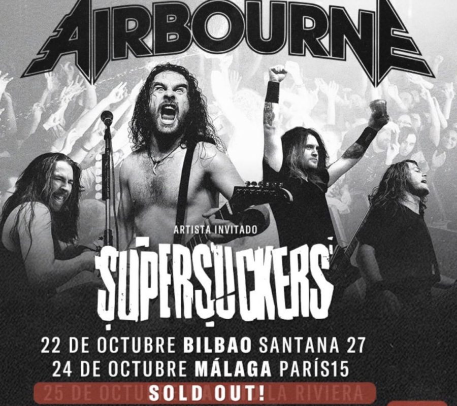 AIRBOURNE – fan filmed video from Razzmatazz 1 in Barcelona, Spain on October 26, 2019 #airbourne #boneshaker