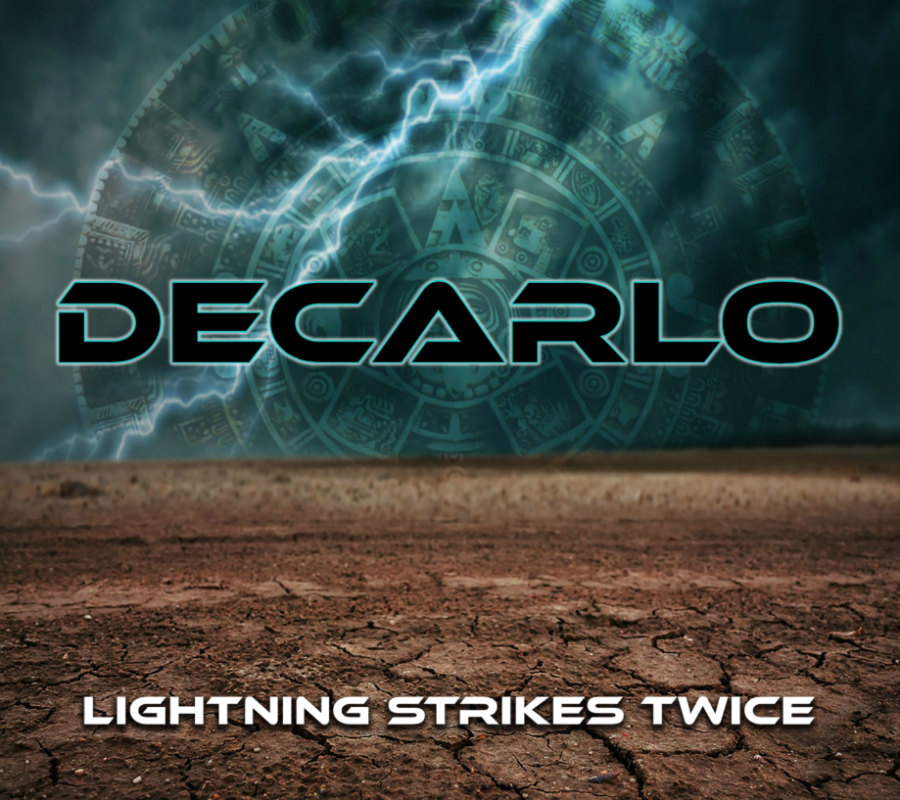 DECARLO – announces release of debut album  “LIGHTNING STRIKES TWICE” out on JANUARY 24, 2020,  new video out now via Frontiers Music srl #decarlo