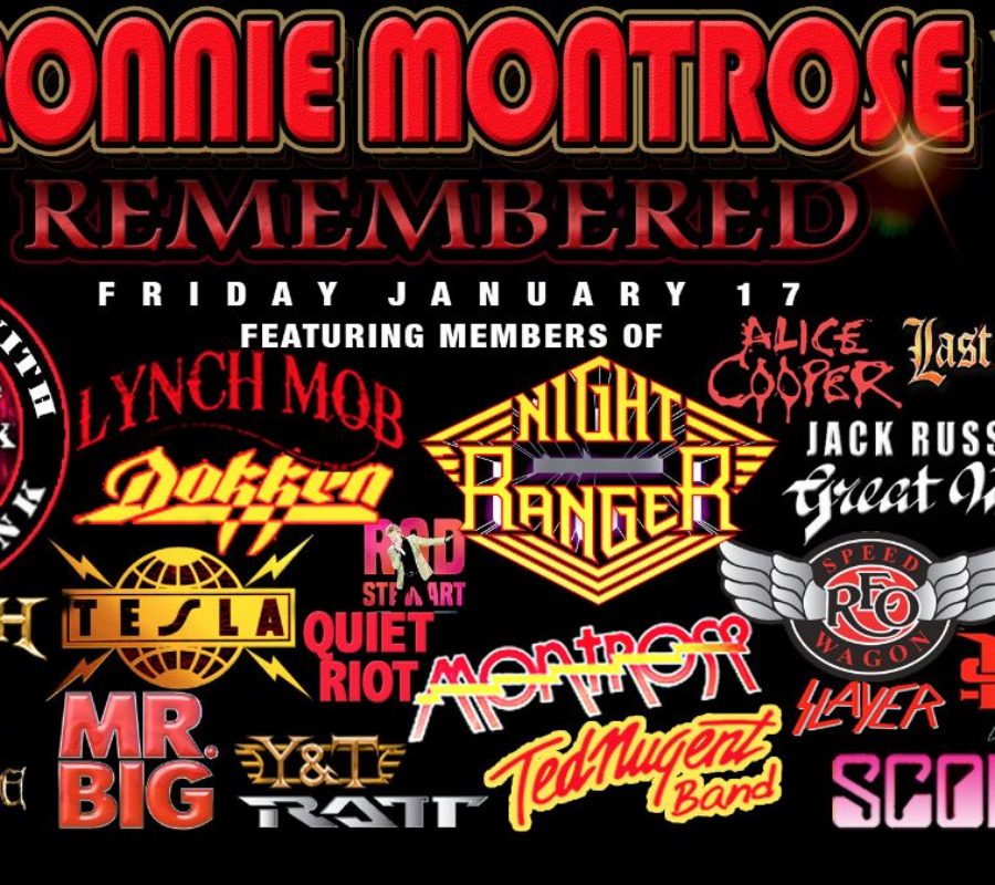 RONNIE MONTROSE REMEMBERED – A NAMM 2020 All-Star 5 Year Commemorative Anniversary Concert Announced #ronniemontrose