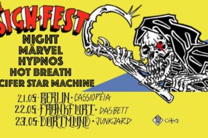 THE SIGN RECORDS’ THE SIGN FEST – 3 nights in May of 2020 featuring Night, Märvel, Hypnos, Hot Breath and Lucifer Star Machine #thesignfest