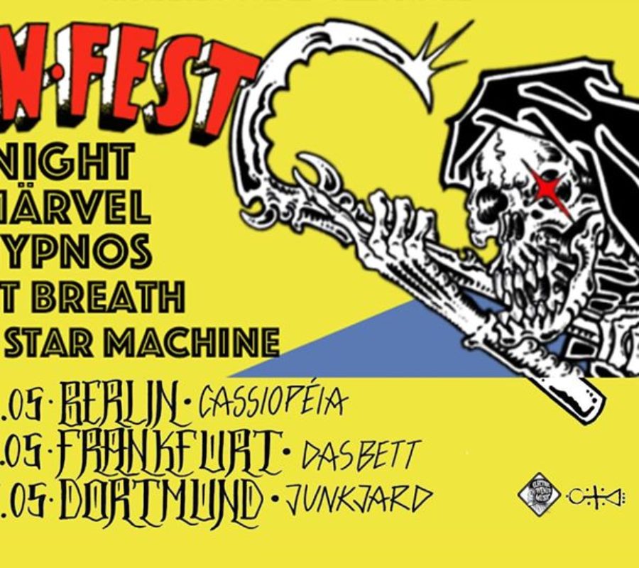 THE SIGN RECORDS’ THE SIGN FEST – 3 nights in May of 2020 featuring Night, Märvel, Hypnos, Hot Breath and Lucifer Star Machine #thesignfest