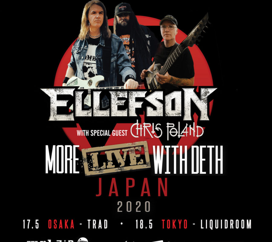 DAVE ELLEFSON & CHRIS POLAND (MEGADETH) – reunite for a tour of Japan & Australia in 2020 #daveellefson #chrispoland