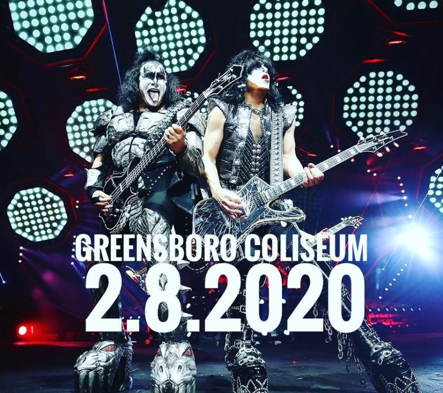 KISS – official clips & fan filmed videos from the Greensboro Coliseum in Greensboro, NC on February 8, 2020 #kiss #EndOfTheRoad #theendisnear