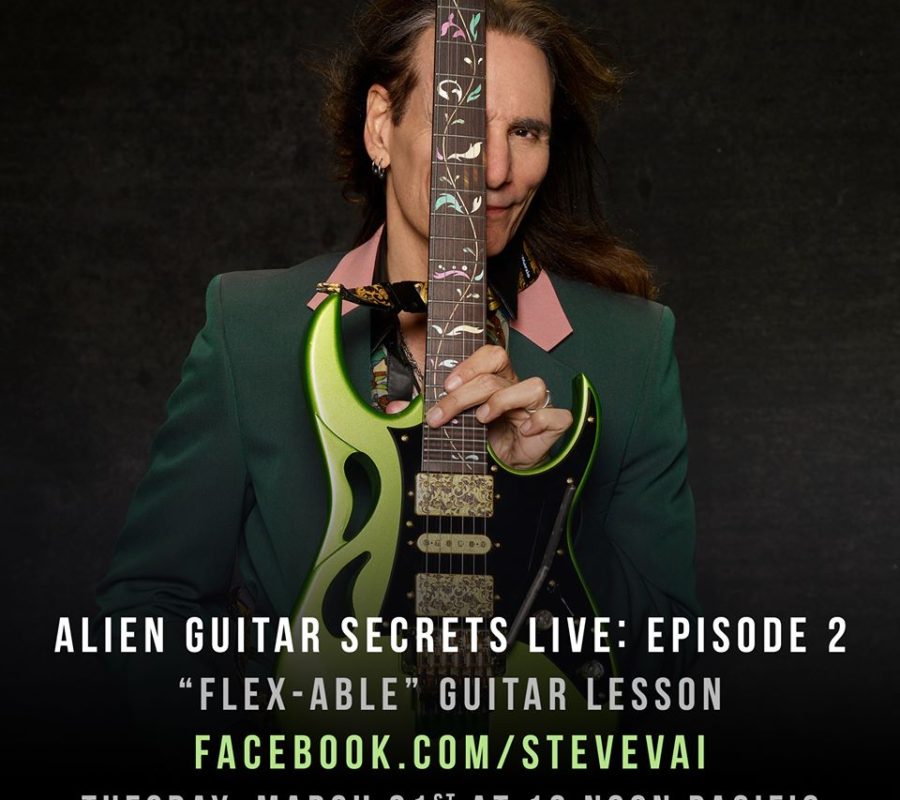STEVE VAI – To Stage Weekly Live Question & Answer Sessions — Every Tuesday and Thursday at Noon Pacific #stevevai