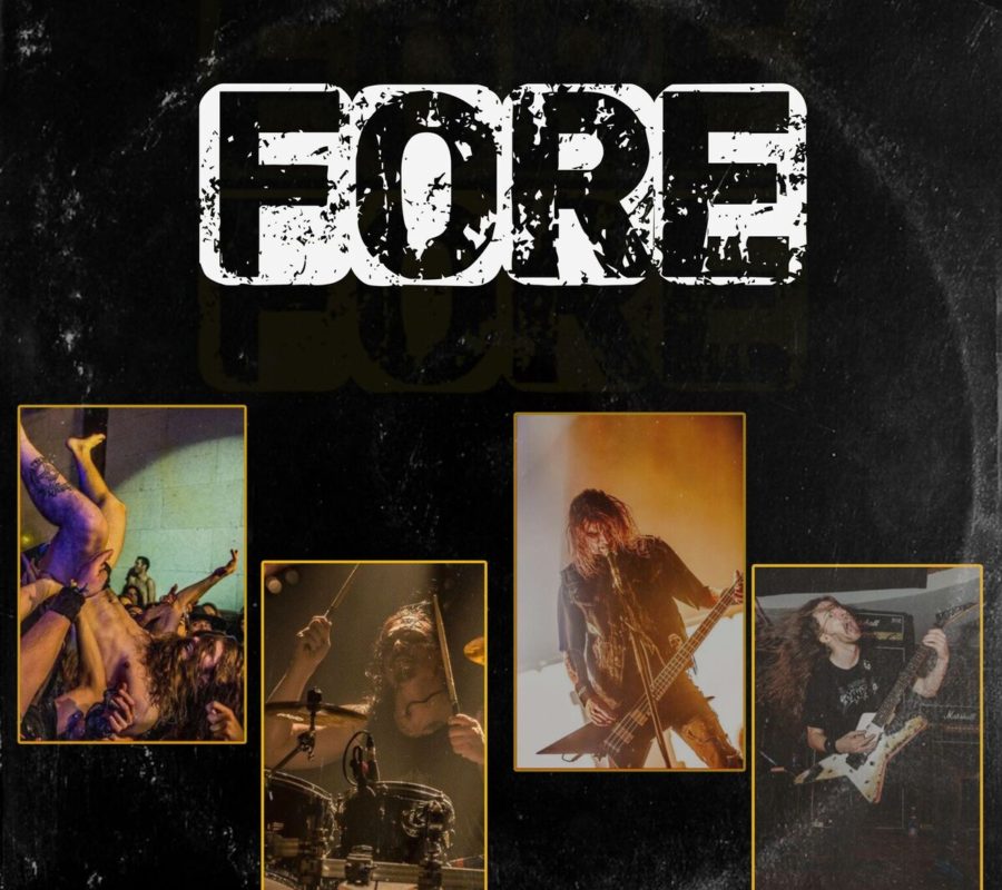 FORE – have released two songs via Bandcamp, band features former KREATOR bassist & VENOM INC/MASSACRE members #fore