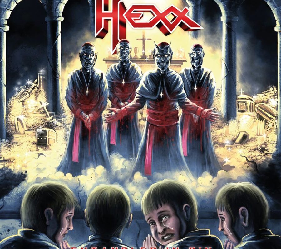HEXX –  to release “Entangled In Sin” album via High Roller Records on September 25, 2020 #hexx